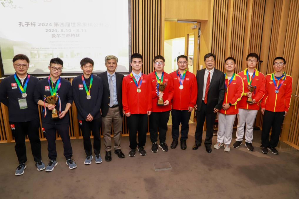 中国队包揽世界象棋公开赛男、女团体金牌 第 1 张