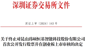 玮硕恒基终止创业板IPO 原拟募资6亿元西部证券保荐