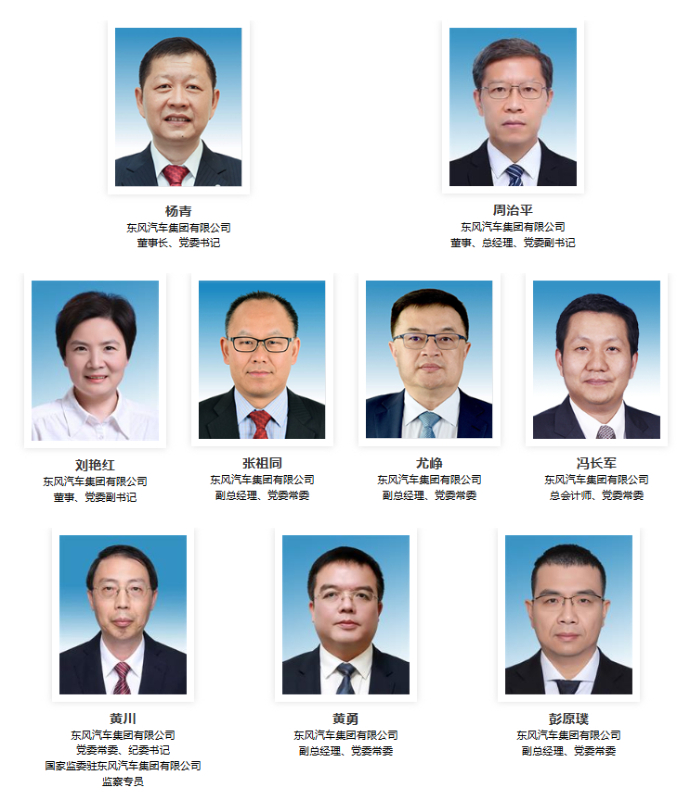 东风汽车领导班子成员调整：刘艳红任董事、党委副书记，彭原璞任副总经理、党委常委