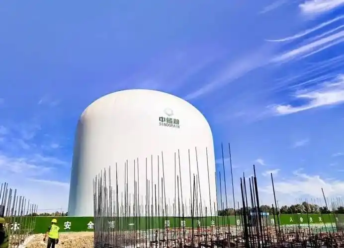 中储粮万吨级粮食气膜仓完成吹膜，粮食仓储绿色新技术实现规模化落地